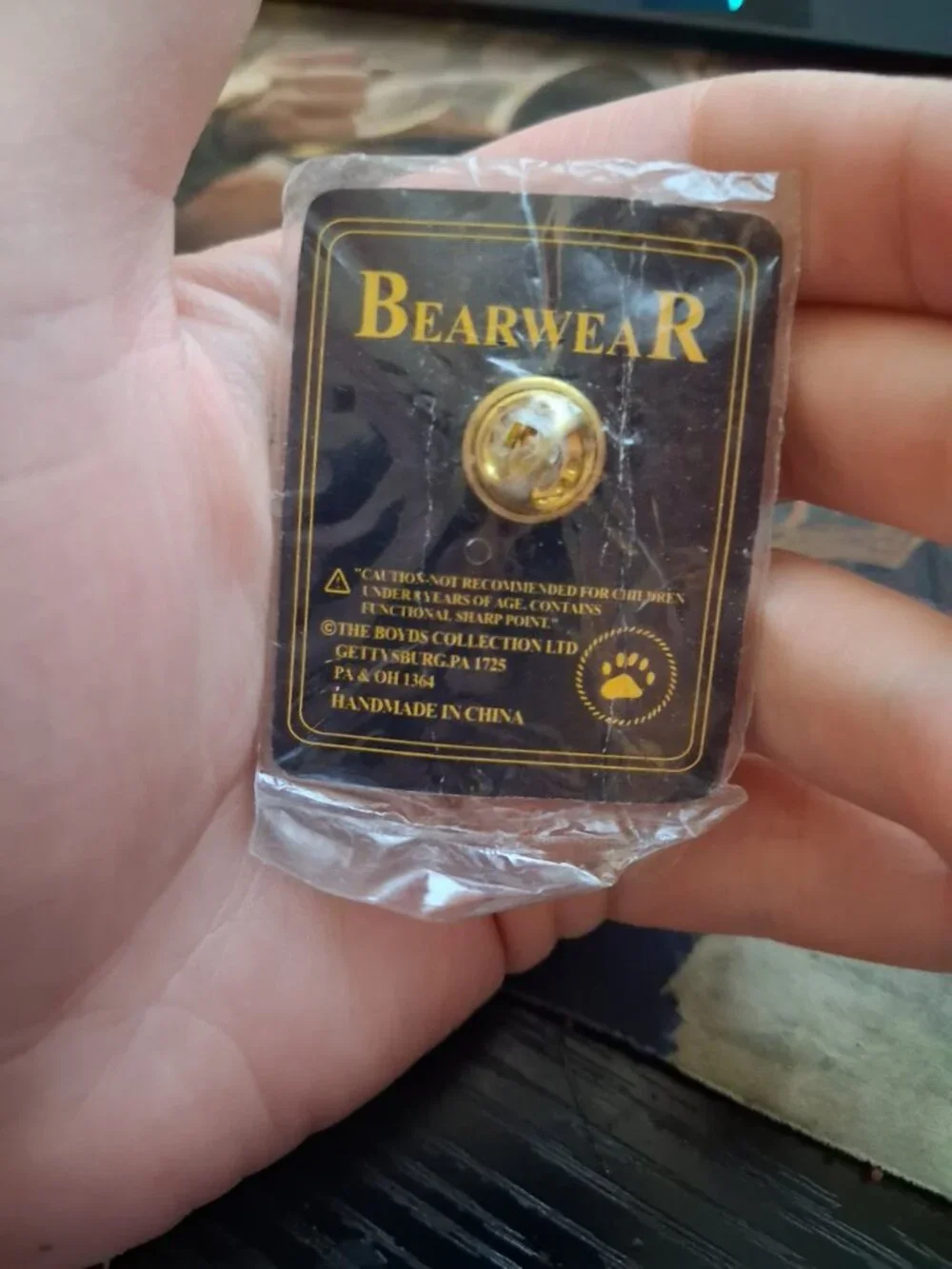 Boyd's Bears Bearwear pin